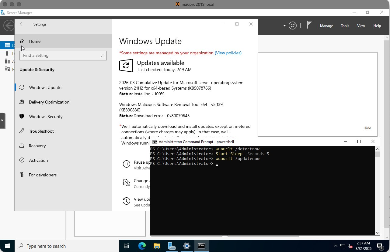 PowerShell open klaar voor PSWindowsUpdate commando’s